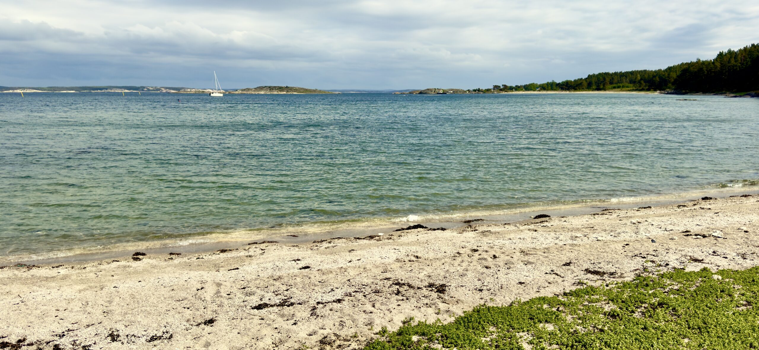Badestranden ved Bokhandlarens Pub! Foto Jon Morten Melhus