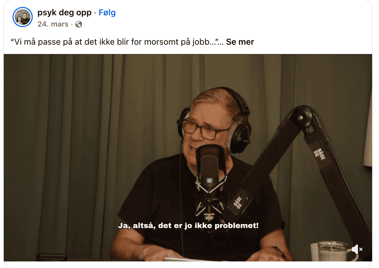 Jon Morten Melhus på podcasten Psyk Deg Opp om hvorfor humor på jobben er latterlig lønnsomt