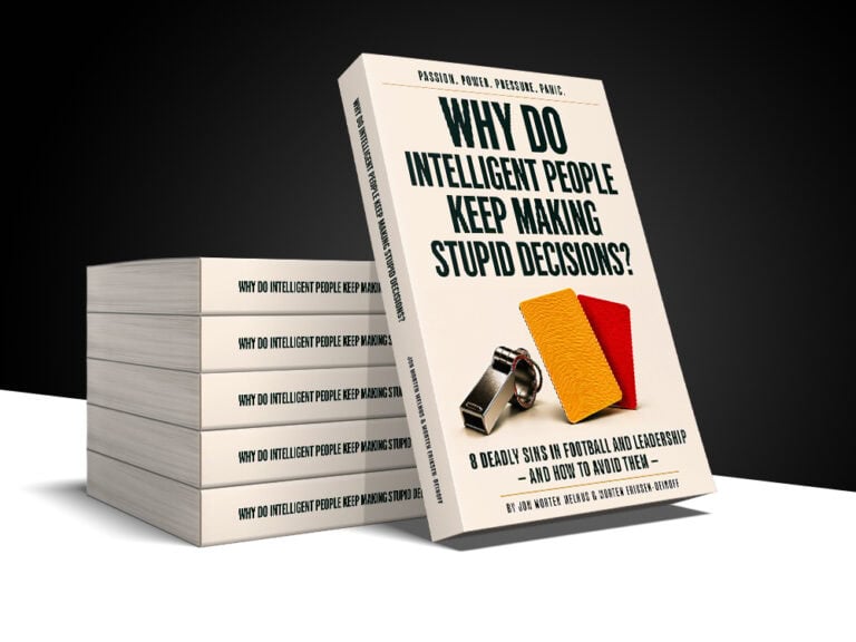 New football book cover: Why do intelligent people keep making stupid decisions?